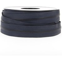 Fermeture éclair au mètre bleu marine sans curseur - MT - Mondial Tissus