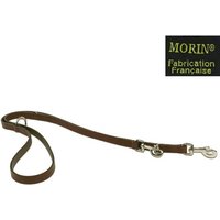 Laisse cuir multipositions cousue - Marron