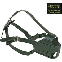 Muselière spéciale chien Rottweiller - Cuir noir