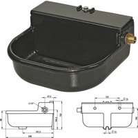 Abreuvoir automatique pour chien en fonte à niveau constant - 3 litres