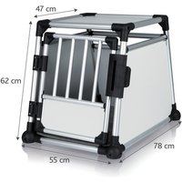 Cage de transport Alu Autobox pour chiens