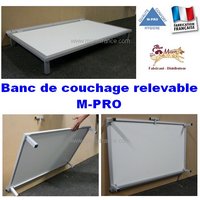 Banc de couchage relevable pour chien - M-PRO