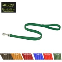 Laisse nylon, cousue double, poignée rembourré mousse, 60 cm