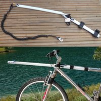 Barre courbe 30° Canibike VTT ou vélo + ligne de trait 1 chien