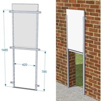 Trappe coulissante murale CPRS (sans battant)