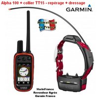 Garmin Alpha 100 - collier de repérage GPS T5 ou TT15 pour chien de chasse