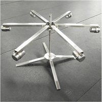 Carrousel acier inoxydable - 6 bras fixes