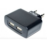 Adaptateur secteur prise double pour cordon de chargement USB