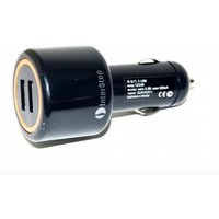 Adaptateur allume-cigare prise double pour cordon de chargement USB