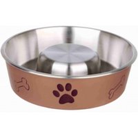 Slow Feed Gamelle en acier inox pour chien