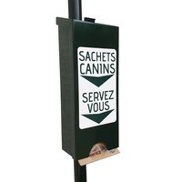 Distributeur de sac ramasse crottes en sachet cartonné solo