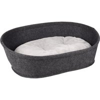 Panier Xepp feutre oval gris
