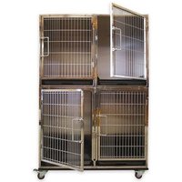 Cage Inox - modulable de 3 à 4 cages