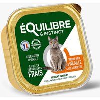 Equilibre et Instinct - Patées pour chat stérilisé, volaille et courgette