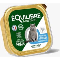 Equilibre et Instinct - Patées pour chat senior, poisson et courgettes