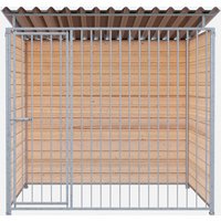 chenil-bois-mks-protecta-2-x-2-m-facade-en-barreaux