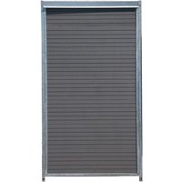 Panneau de chenil MKS en composite WPC - Gris