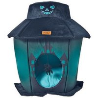 Manoir hanté noir phosphorescent pour chat