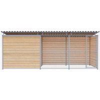 Chenil Eleveur Super Pro MKS en bois + grillage - 5 m x 2 m