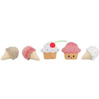 Glace et cupcake en peluche