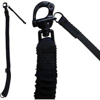 Laisse de liaison tactique, élastique, déclanchement rapide avec tourillon