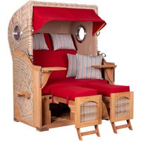 Strandkorb Düne Bullauge Teak PE Shell Dessin 585 Strandkorb Düne Bullauge Teak PE Shell Dessin 585