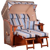 Strandkorb Seeblick Mahagoni PE Grey Dessin 580 Strandkorb Seeblick Mahagoni PE Grey Dessin 580