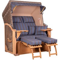 Strandkorb Seeblick Teak PE Grey Dessin 582 Strandkorb Seeblick Teak PE Grey Dessin 582