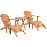 Gartenmöbelset Teak Sessel Montreal & Tisch Dorset Gartenmöbelset Teak Sessel Montreal & Tisch Dorset