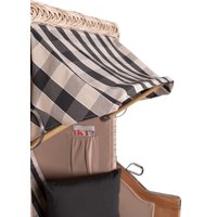 Strandkorb Düne Single Bullauge Teak PE Shell Dessin 505 Strandkorb Düne Single Bullauge Teak PE Shell Dessin 505