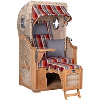 Strandkorb Düne Single Bullauge Teak PE Shell Dessin 584 Strandkorb Düne Single Bullauge Teak PE Shell Dessin 584