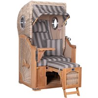 Strandkorb Düne Single Bullauge Teak PE Shell Dessin 537 Strandkorb Düne Single Bullauge Teak PE Shell Dessin 537