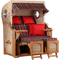 Strandkorb Düne Bullauge Teak PE Shell Dessin 529 Strandkorb Düne Bullauge Teak PE Shell Dessin 529