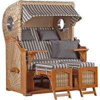 Strandkorb Düne Bullauge Teak PE Shell Dessin 545 Strandkorb Düne Bullauge Teak PE Shell Dessin 545