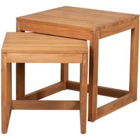 Beistelltische Verwood 2er Set Teak Beistelltische Verwood 2er Set Teak