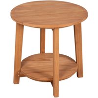 Beistelltisch Milton Teak Rund 50 cm Beistelltisch Milton Teak Rund 50 cm