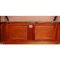 Strandkorb Seeblick Mahagoni PE Grey Dessin 593 Strandkorb Seeblick Mahagoni PE Grey Dessin 593