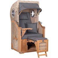 Strandkorb Düne Single Bullauge Teak PE Shell Dessin 500 Strandkorb Düne Single Bullauge Teak PE Shell Dessin 500