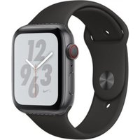 Apple Apple Watch Nike+ Series 4 GPS + Cellular Space Grey A 44mm Black Sport Band - Good listed by Music Magpie