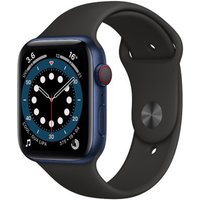 Apple Apple Watch Series 6 GPS + Cellular Blue Aluminium 44mm Black Sport Band - Very Good listed by Music Magpie