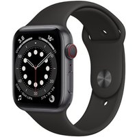 Apple Apple Watch Series 6 GPS + Cellular Space Grey Aluminium 40mm Black Sport Band - Good listed by Music Magpie