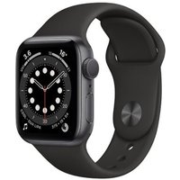 Apple Apple Watch Series 6 GPS Space Grey Aluminium 40mm Black Sport Band - Good sold by Music Magpie