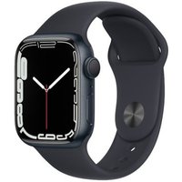 Apple Apple Watch Series 7 GPS Midnight Aluminium 41mm Black Sport Band - Good sold by Music Magpie