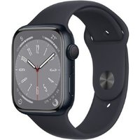 Apple Apple Watch Series 8 GPS Midnight Aluminium 45mm Black Sport Band - Good listed by Music Magpie