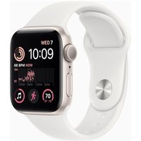 Apple Apple Watch SE (2022) GPS Starlight Aluminium 40mm Starlight Sport Band - Good listed by Music Magpie