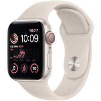 Apple Apple Watch SE (2022) GPS + Cellular Starlight Aluminium 40mm Starlight Sport Band - Good listed by Music Magpie
