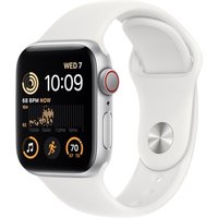 Apple Apple Watch SE (2022) GPS Starlight Aluminium 44mm Starlight Sport Band - Pristine listed by Music Magpie