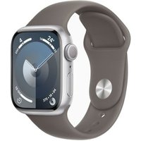 Apple Apple Watch Series 9 GPS Silver Aluminium 41mm Clay Sport Band - Good listed by Music Magpie