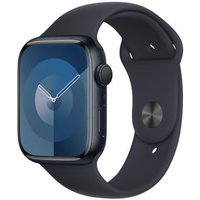 Apple Apple Watch Series 9 GPS + Cellular Midnight Aluminium 45mm Black Sport Band - Good sold by Music Magpie
