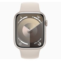 Apple Apple Watch Series 9 GPS + Cellular Starlight Aluminium 41mm Starlight Sport Band - Good sold by Music Magpie